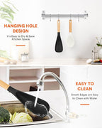 Cooking Spoon and Rice Scooper for Nonstick Cookwares, Wood Handle Spoon for - Image 6