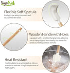 Silicone Spatula Set, Food Grade Rubber Spatula-5 Piece Nonstick Rubber Spatulas - Image 5