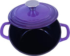 Flavehc Dutch Oven Pot with Lid 2.8 qt Cast Iron Dutch Oven - Image 8