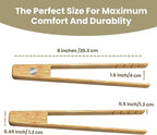 Toaster Tongs With Magnet | Bamboo Kitchen Utensils - Image 3