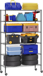 BestOffice | 6-Tier Wire Storage Shelves by BestOffice