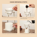 6-Piece Pour Over Coffee Maker Kit & Dripper Set - Image 3
