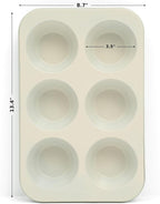 Martha Stewart Gallen 6 Cup Nonstick Carbon Steel Muffin and Cupcake Pan - Image 7