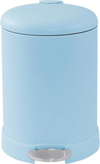 Glad Small Trash Can, 1.2 Gallon | Round Stainless Steel Garbage Bin - Image 7