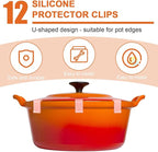 12pcs Dutch Oven Lid Protector Clips, Cookware Protectors Dutch Oven Pot Clips - Image 2