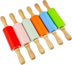 18 Pack Small Rolling Pin for Kids, 9 Inch Kids Rolling Pin for Home Kitchen - Image 7