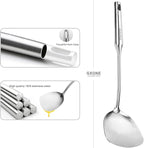 Wok Spatula Stainless Steel, Wide Metal Spatula - Image 3