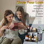 LEMIKKLE 2-Tier Bathroom Countertop Organizer, Makeup Countertop Organizers - Image 7