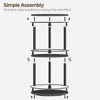 YATINEY Spice Rack, 3 Tier Turntable Organizer - Image 8