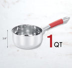 Concord 1 Quart Stainless Steel Saucepan - Image 2