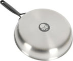 Babish 10-Inch Tri-Ply Stainless Steel Frying Pan - Image 5