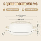 Enameled Cast Iron Dutch Oven for Bread Baking - Image 2