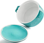 Elsjoy 2 Quart Round Ceramic Casserole Dish - Image 3