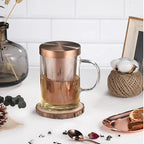 ecooe Tea Infuser Mug 16.9oz Glass Tea Cup - Image 7