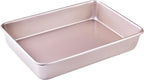 9 x 13 Inch Nonstick Rectangle Cake Pan, Deep Dish Loaf Pan by Bakeley