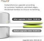 TILUCK Measuring Cups and Spoons Set, Stainless Steel, Kitchen Utensils - Image 3