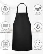 Foaincore 36 Pack Bib Aprons Bulk Plain Aprons - Image 3