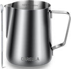 Milk Frothing Pitcher, 32oz Stainless Steel Milk Frother Cup Steaming Pitcher by Careula