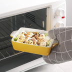 Sweejar Ceramic Baking Dish, Rectangular Small Baking Pan - Image 4