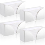4Pack White Paper Towel Dispenser Countertop Acrylic Paper Towel Holder by AFOROEOA
