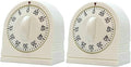 60 Minute Wind Up Timer, Visual Mechanical Timer by NUOSWEK