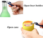 3 Pieces Magnetic Bottle Openers Can Opener Classic Beer Opener Stainless Steel - Image 3