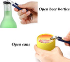 3 Pieces Magnetic Bottle Openers Can Opener Classic Beer Opener Stainless Steel - Image 4