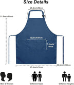 15 Pcs Adult Aprons Bulk with Pockets Adjustable Bib Chef Apron - Image 5