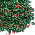 Sentovac Holly Berry Sprinkles Christmas Red and Green Holiday Sprinkles Edible for Cake Decorating Cookie Cupcake Topper Baking Decorations Halloween Christmas Supplies by SentovacCakeSprinkles
