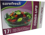 Reusable Stretch to Fit Food Covers, Variety Pack Cover-ups by SureFresh