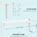 Expandable Cabinet Organizer Shelves, 88lbs High Weight Capacity, Heavy-Duty - Image 3