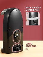 Reemix Electric Can Opener, One-Touch Operation, Knife Sharpener and Bottle - Image 5