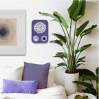 Lily's Home - 9.5 Inch x 12.5 Inch - Retro Kitchen Wall Clock, Vintage Wall - Image 5