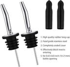 Pafusen 6 Pack Liquor Bottle Pourers, Liquor Pour Spout - Image 2