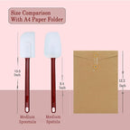 14 INCH Silicone Spatulas Heat Resistant Heavy Duty Rubber Spatulas Commercial - Image 5