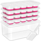 DOQAUS Ice Cube Tray with Lid and Bin by DOQAUS