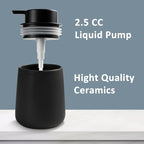 Soap Dispenser Ceramic with Easy-to-Press Pump Hand Lotion Liquid Dispenser - Image 5