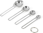 Martha Stewart Richburn 4-Piece Stainless Steel Measuring Spoons Set – Durable - Image 4