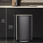 ELPHECO Kitchen Trash Can with Lid Soft Close, 13 Gallon / 50L Stainless Steel - Image 5