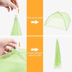 Pop-Up Mesh Screen Tent Umbrella, SPANLA 8 Pack Colored Food Cover Net - Image 4