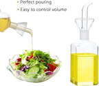 LandHope Oil Bottle Glass Olive Oil Dispenser Bottle Glass Cooking Oil Vinegar - Image 2
