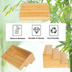 2 Pack Bamboo Spice Rack Organizer - Image 4