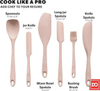 DI ORO 6-Piece Silicone Spatula Set - Image 3