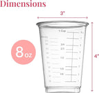 Prestee 50 Disposable Measuring Cups 8 oz - Image 3