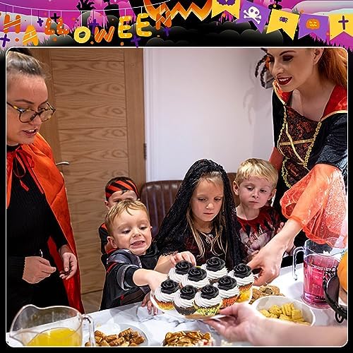 SANNIX 450pcs Halloween Cupcake Liners, Ghost Pumpkin Baking Cups Standard - Image 6