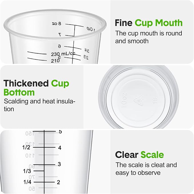 Yunsailing 200 Pack Disposable Measuring Cups - Image 3