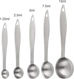 Measuring Cups and Spoons, 12 Piece Metric & US 18/8 Stainless Steel Measuring - Image 7