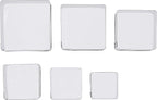 Ateco Plain Edge Square Cutters in Graduated Sizes, Stainless Steel - Image 2