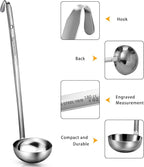 meekoo Stainless Steel Ladle Soup Handle Ladle - Image 3