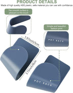 Tendiren Pot Lid Organizer, 6 Pairs of Adjustable Wall Mount Pot Lid Holder - Image 3